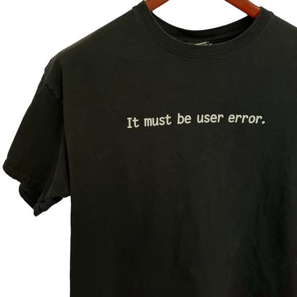 Think Geek User Error Tee L - Picture 1 of 6